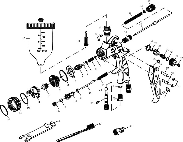 TH101AG Best HVLP Paint Sprayer For Cars